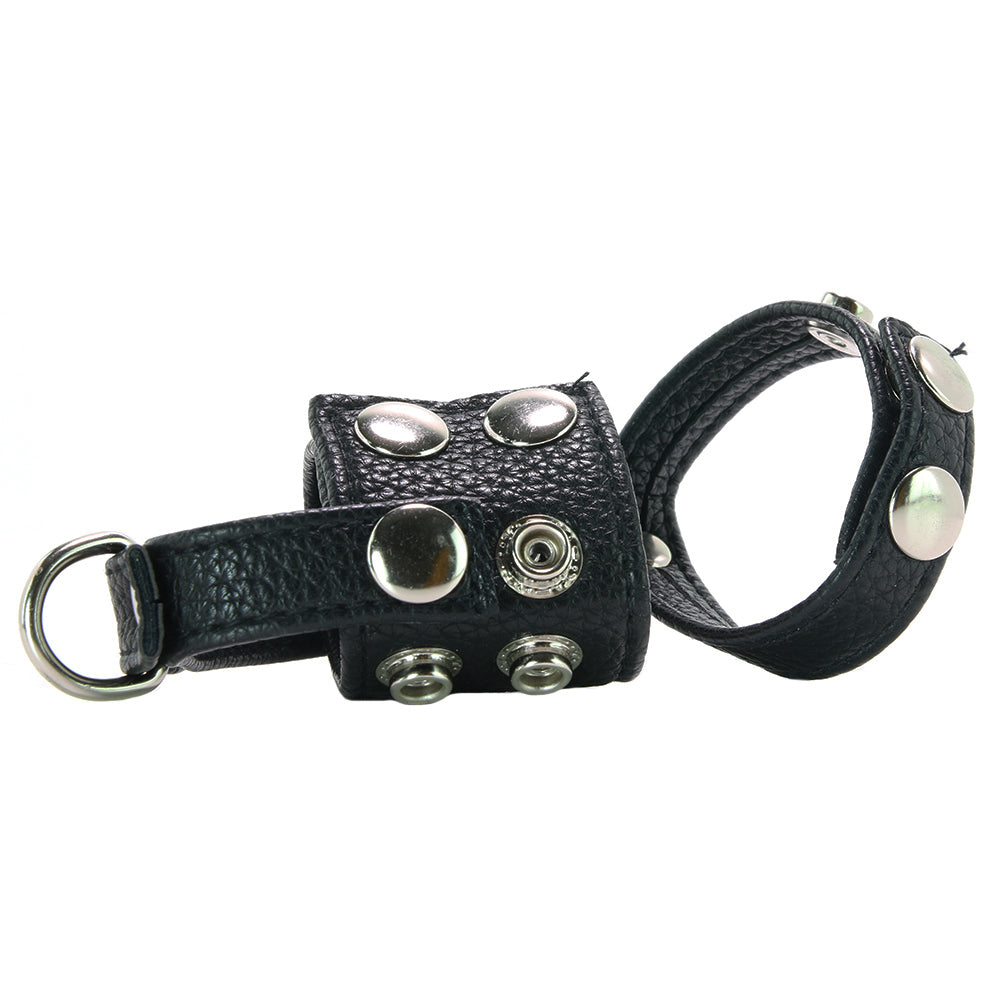 Blue Line 1.5 Inch Cock Ring, Ball Stretcher & Weight Ring Bondage and Fetish > Cock and Ball Devices - Tophatter Daily Deals